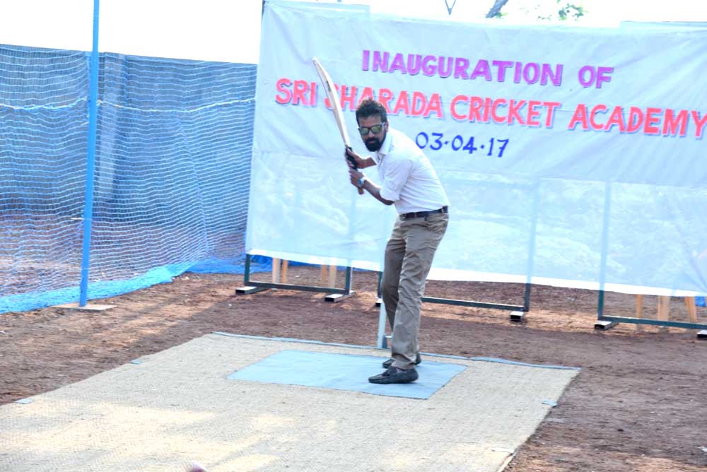 Inauguration of Cricket Academy